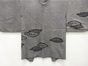 アンティーク　本総絞り　葉模様　長絵羽織